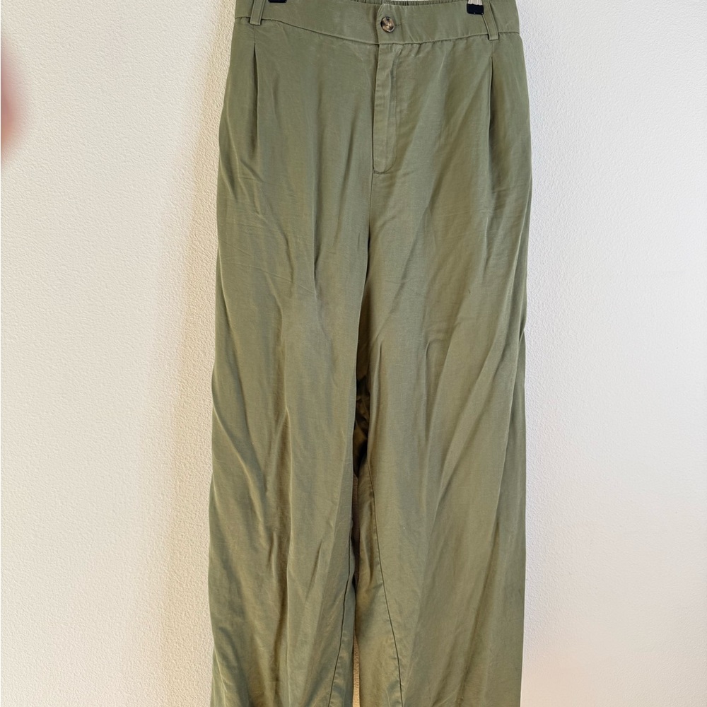 Women's Olive Green Chinos